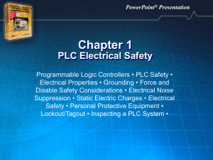 Chapter 1 — PLC Electrical Safety - benchmark