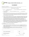 FEE Agreement - Oregon Mental Health Services