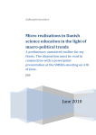 Micro realizations in Danish science education in the light