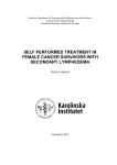 self performed treatment in female cancer