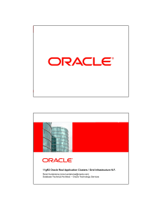 11gR2 Oracle Real Application Clusters / Grid Infrastructure N.F.