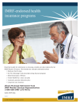 IMRF-endorsed health insurance programs