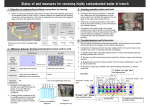 The status and measures of removing contaminated water in trench