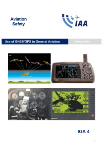 Use of GNSS/GPS in General Aviation