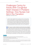 Challenges Caring for Adults With Congenital Heart Disease in