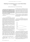 Modeling of Aerodynamic Forces on the Wind Turbine Blades