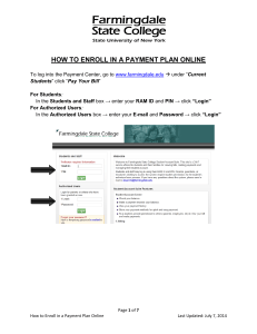 how to enroll in a payment plan online