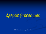 Aseptic Procedures - health sciences at chs