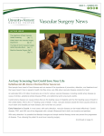 Vascular Surgery News - The University of Vermont Health Network