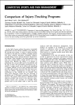 Comparison of Injury-Tracking Programs