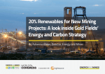 20% Renewables for New Mining Projects: A