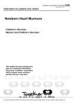 Newborn Heart Murmurs - Northern Lincolnshire and Goole NHS