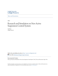 Research and Simulation on New Active Suspension Control System