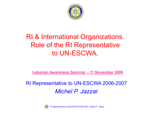 United Nations - RI Representative to UN-ESCWA