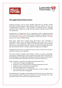 Strength-Based Interviews