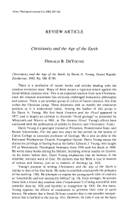 Christianity and the Age of the Earth: A Review Article