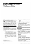 Eye Care Guidelines for Patients With Diabetes Mellitus