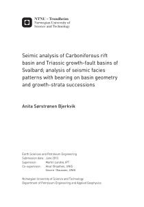 Seimic analysis of Carboniferous rift basin and Triassic growth