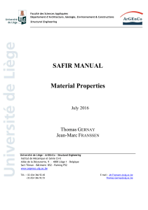 006_Material properties - SAFIR manual - UEE