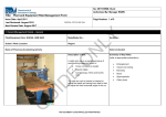 Plant and Equipment Risk Management Form