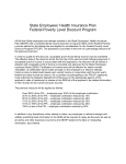 State Employees` Health Insurance Plan Federal Poverty Level