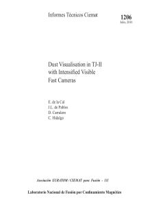 Dust Visualisation in TJ-II with Intensified Visible Fast - Docu
