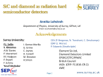 SiC and diamond as radiation hard semiconductor detectors