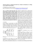 Thermal Analysis of a Multi-Chip Si/SiC-Power Module