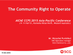 The Community Right to Operate