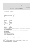 material safety data sheet - HEI