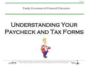 understandingyourpaycheck ppt