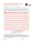 Flex Medical Expense Reimbursement Form
