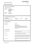 Material Safety Data Sheet Vetroxide Virucidal Powder