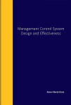 Management control system design and effectiveness