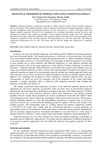 MECHANICAL PROPERTIES OF THERMAL INSULATING