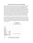 Quarry Assessment Policy in Surrounding States