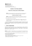 Linearity in non-linear problems 1. Zeros of polynomials