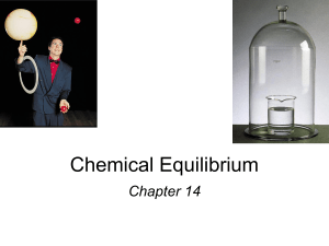 Chemical equilibrium