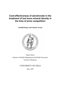 Cost-effectiveness of alendronate in the treatment of low bone