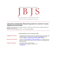 15. Autograft contamination during preparation for anterior cruciate