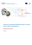 Continuous Professional Development plan for clinical and