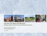 The Plan for West End Berwick