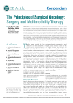 The Principles of Surgical Oncology: Surgery and Multimodality