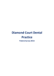 Patient Survey 2016 - Diamond Court Dental Practice
