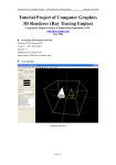 CG Tutorial Project - 3D Renderer (Ray Tracing Engine)