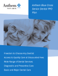 Anthem Blue Cross Senior Dental PPO Plan