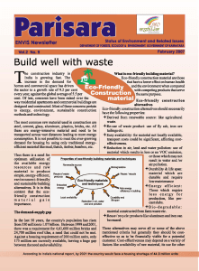 Build well with waste