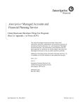 AmeripriseΠ Managed Accounts and Financial Planning Service