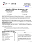 Bachelor of Science Respiratory Care