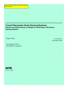Toward Nanometer-Scale Sensing System